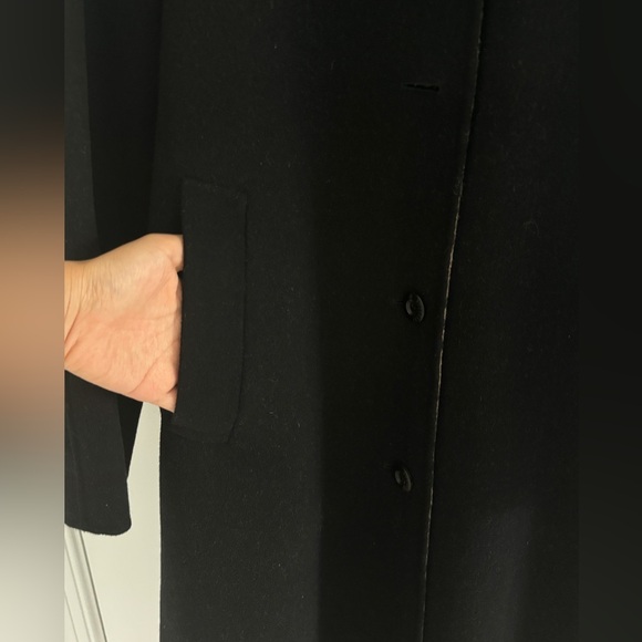 Burberry black cashmere coat with nova check inside - perfect condition 💕 - Picture 14 of 15